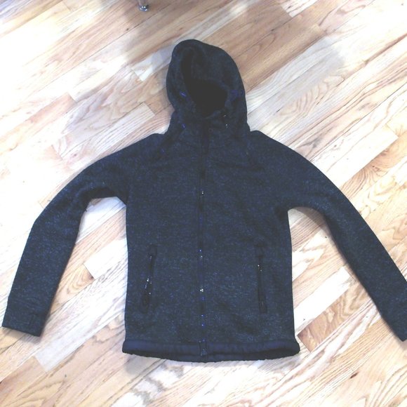 SUPERDRY STORM GRANITE HOODIE JACKET-MED - Picture 1 of 11